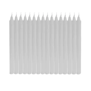 Vela palito Branca - parafina -18cm (1,000kg)