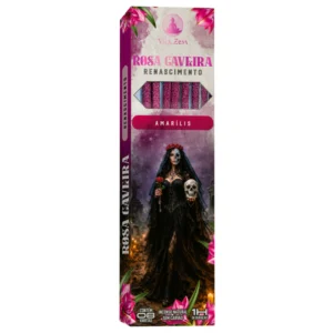 Incenso Natural Vila Zen - Linha Umbanda - Rosa Caveira (Amarílis)
