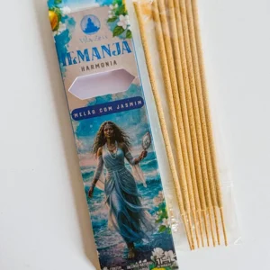 Incenso Natural Vila Zen Linha Umbanda Iemanjá - Melão e Jasmim ( incenso Yemanjá)